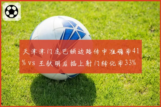 天津津门虎巴顿边路传中准确率41% vs 王秋明后插上射门转化率33%，进攻套路单一化隐忧